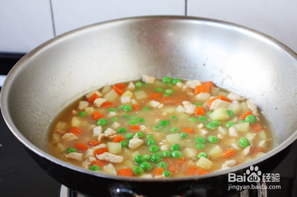 咖喱土豆鸡丁饭的家常做法