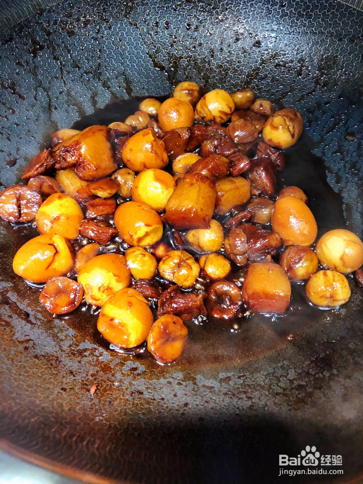 鹌鹑蛋烧栗子红烧肉的做法