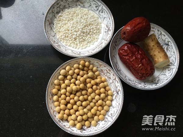 红枣山药糯米豆浆