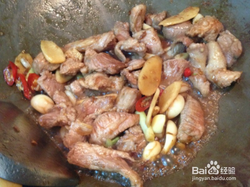 下酒菜：葱爆三杯猪腰肉片