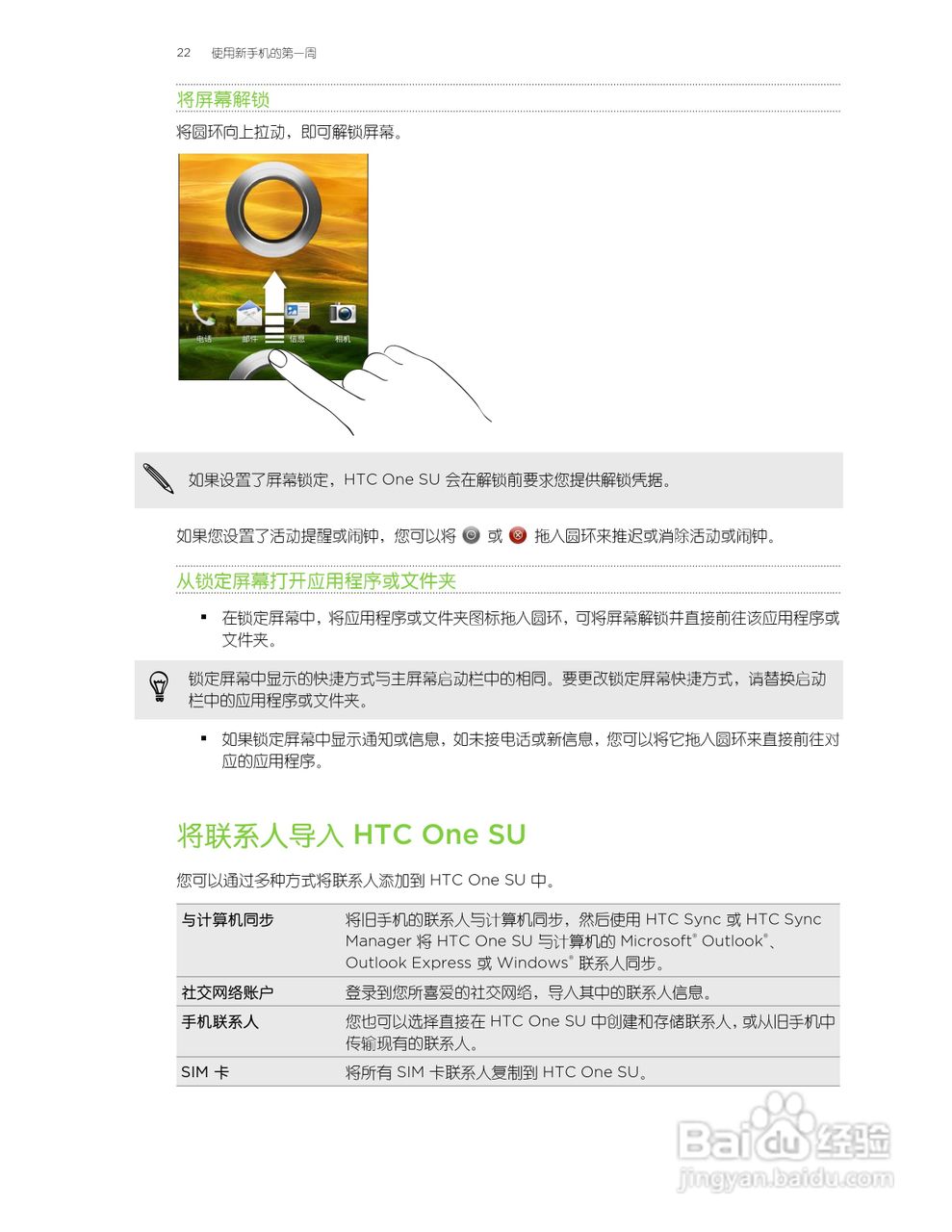 多普达HTC One SU手机说明书:[3]