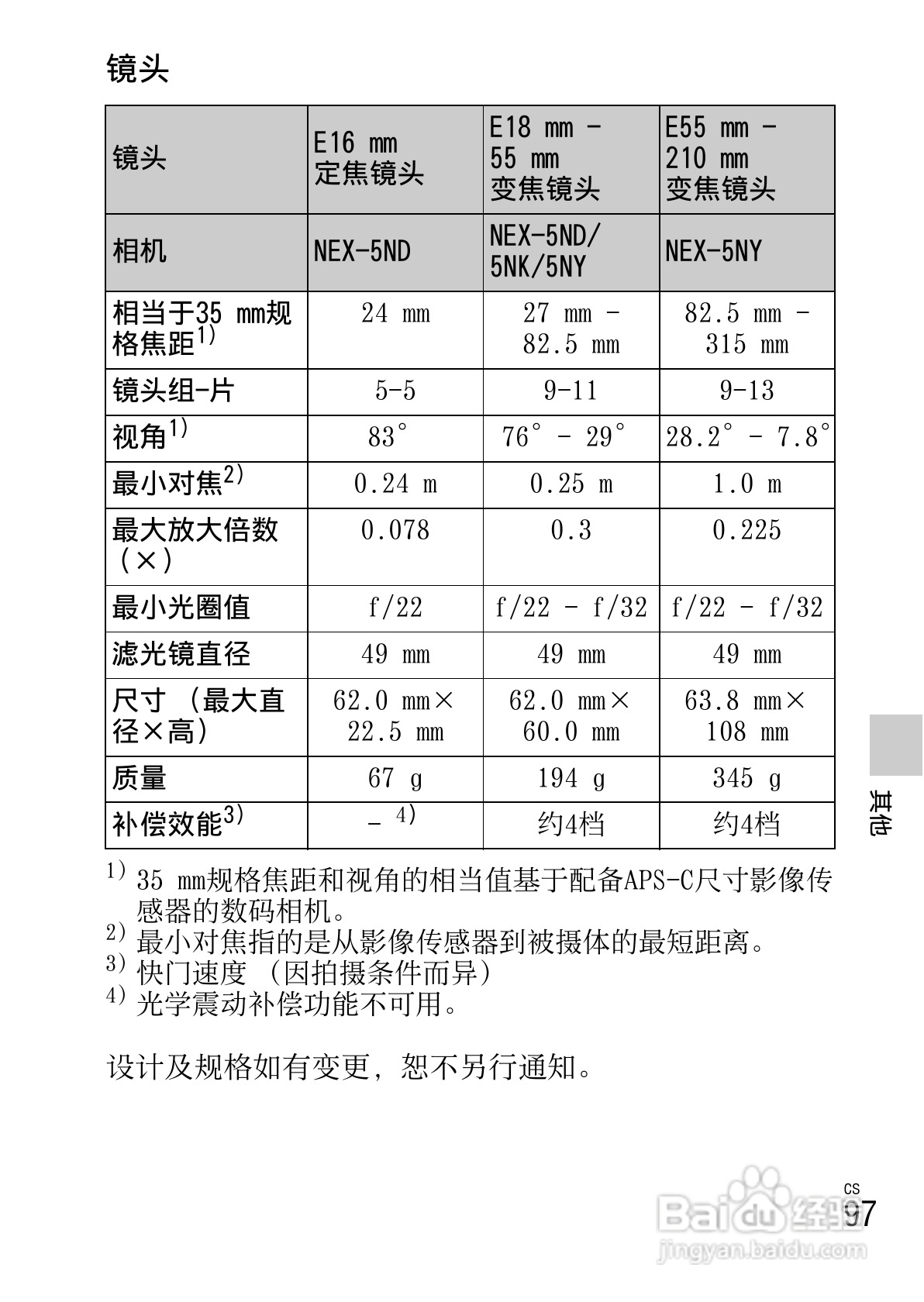 索尼NEX-5N数码相机使用说明书:[10]
