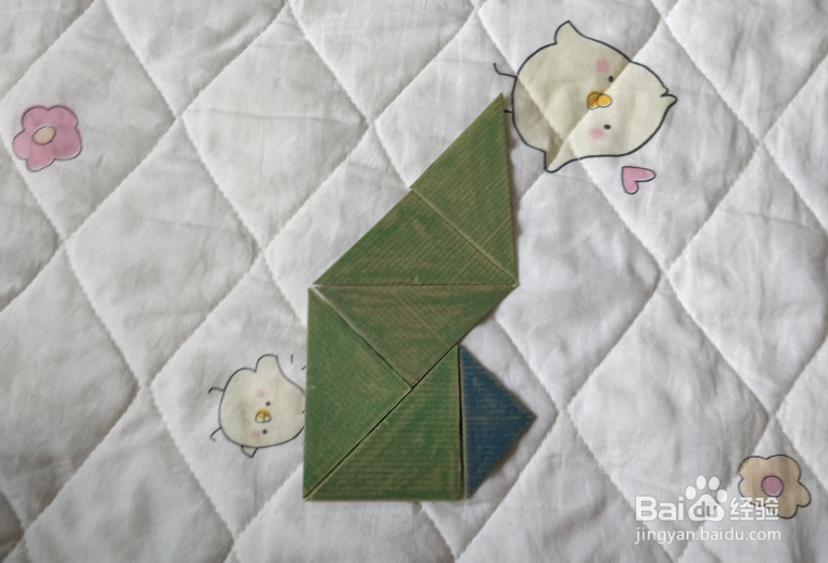 用九巧板怎么拼一只兔子呢