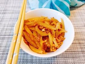爆炒西瓜皮的做法