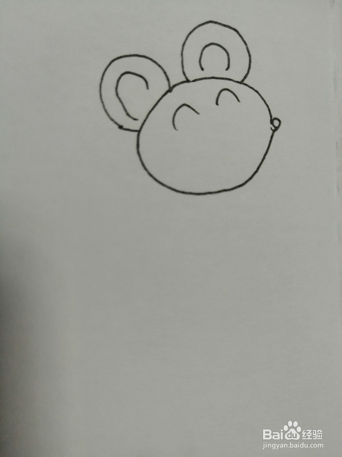 可爱的小老鼠怎么画