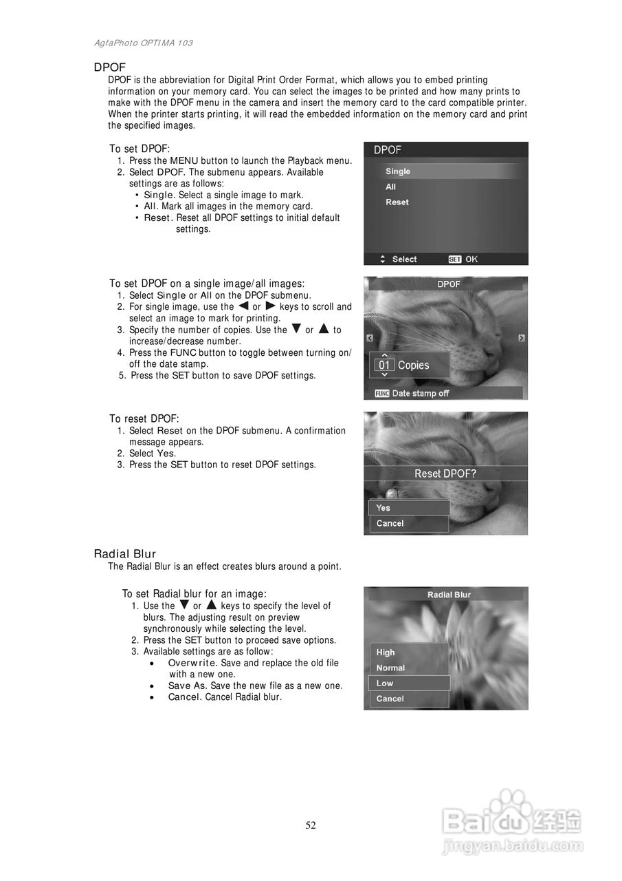 爱克发AgfaPhoto OPTIMA 103数码相机使用说明书:[6]