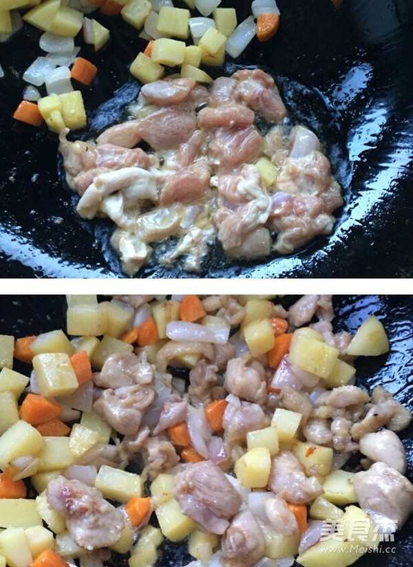 土豆咖喱鸡的做法