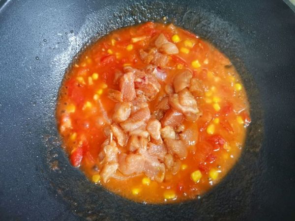 茄汁玉米鸡胸肉