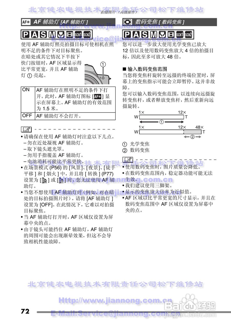Panasonic DMC-FZ20GC数码相机使用说明书:[8]