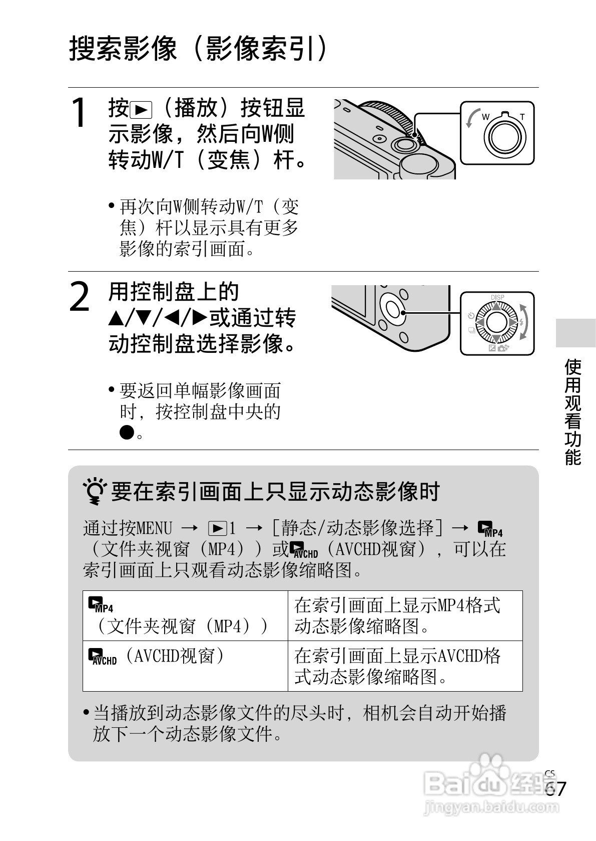 SONY DSC-RX100数码相机说明书:[7]