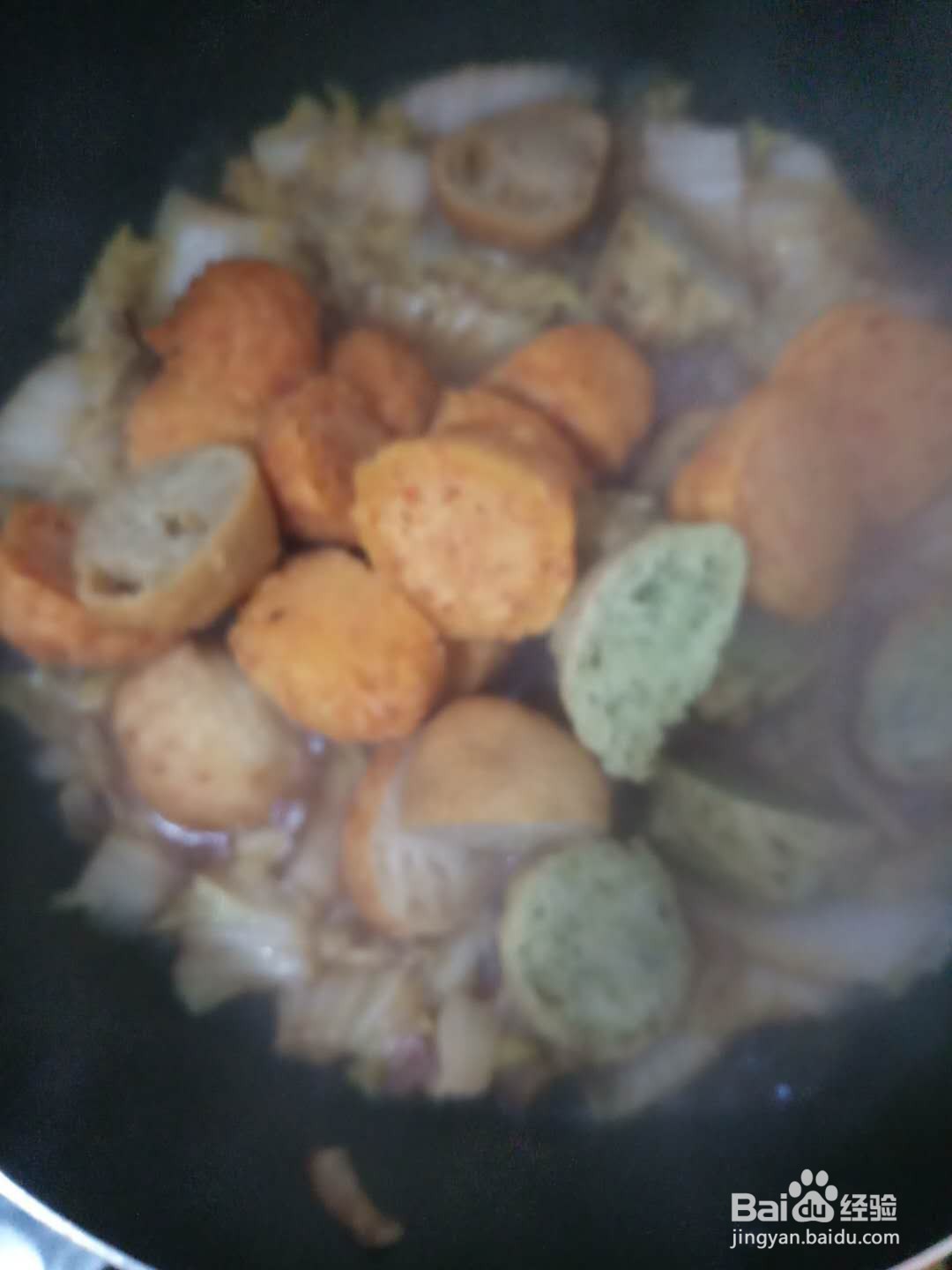 白菜炖丸子的家常做法