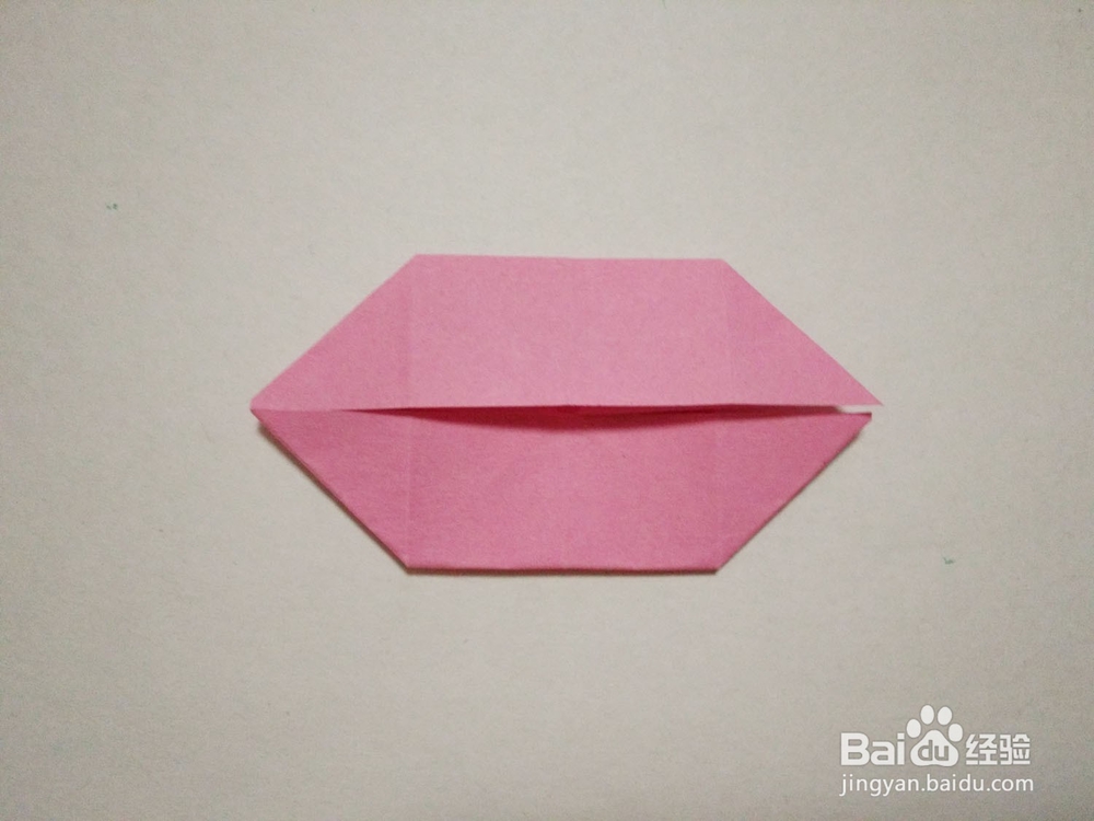 粉嫩的十二瓣立体纸花的折纸方法