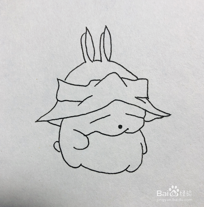 如何画好流氓兔的简笔画