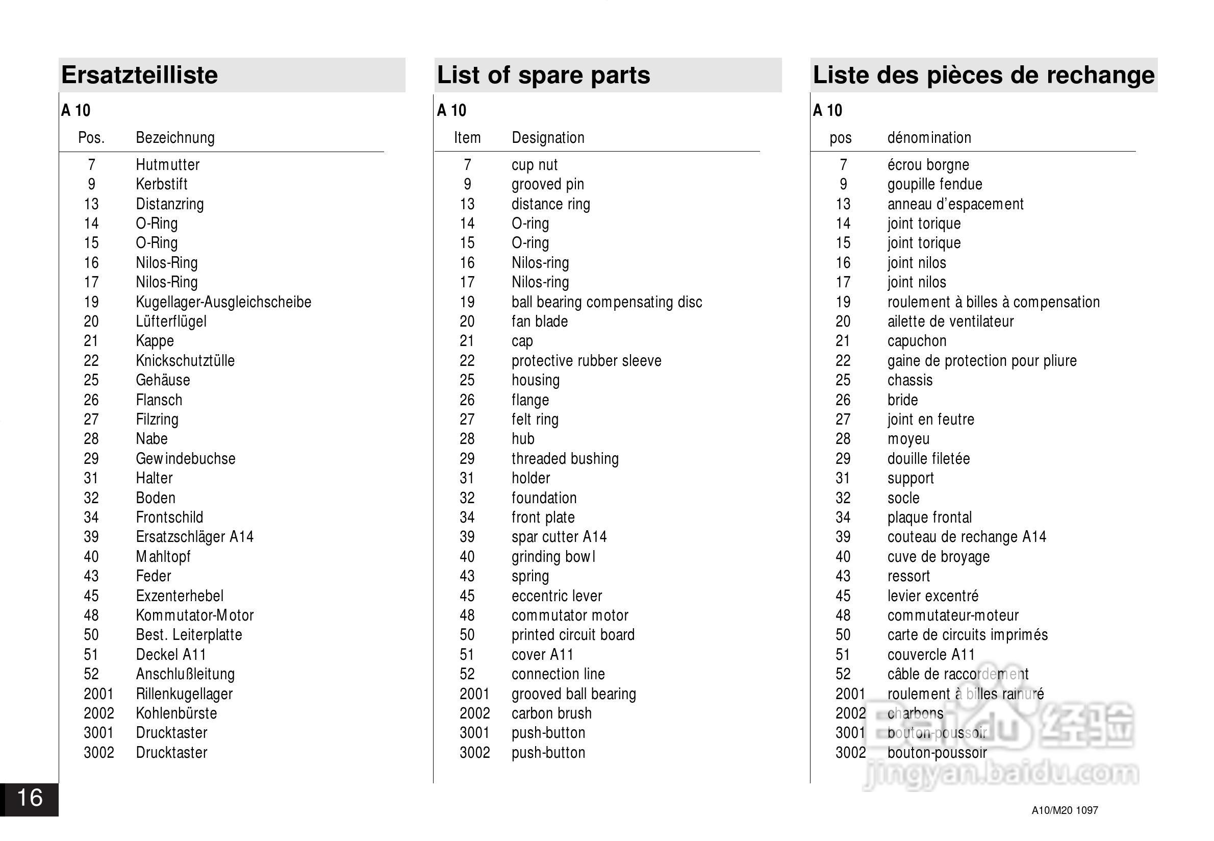 IKA M20通用研磨机使用说明书