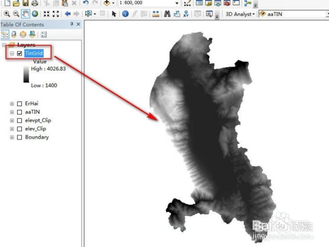 大地图之ArcGIS教程DEM应用(坡度坡向提取等高线
