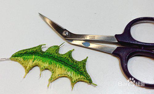 开始学习立体刺绣的绣法