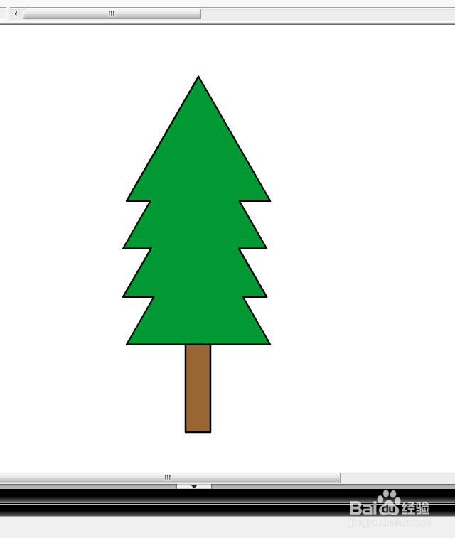 如何用Flash绘制一棵松树教程