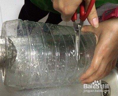 废物利用 油桶变花盆 百度经验