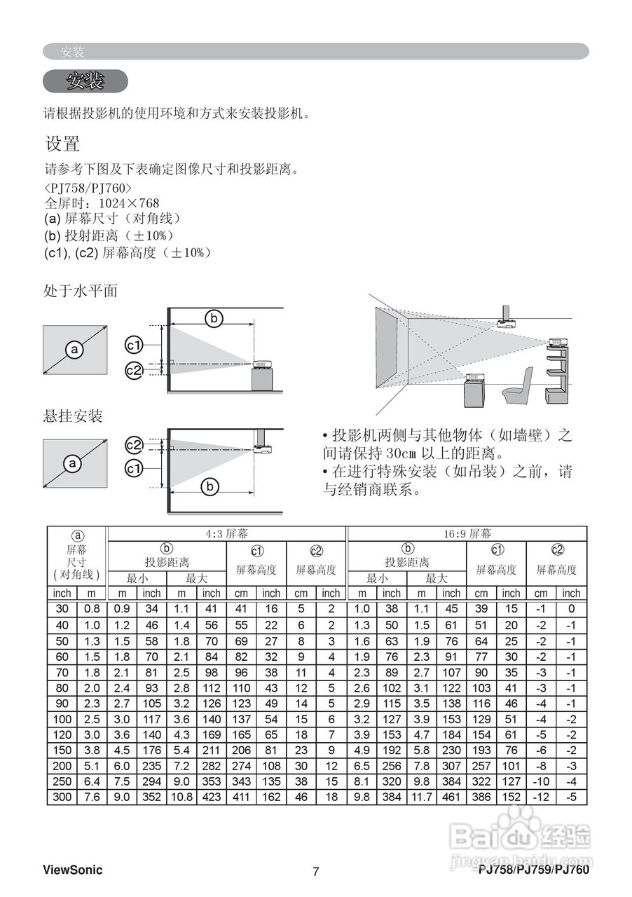 优派PJ760投影机使用说明书:[2]