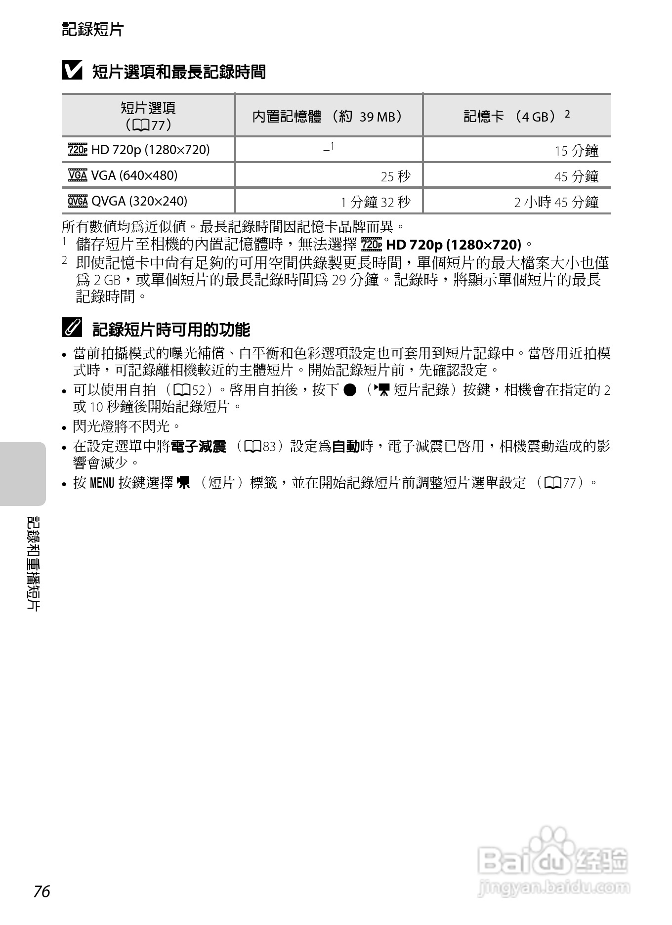 尼康 COOLPIX S2600数码相机说明书:[10]