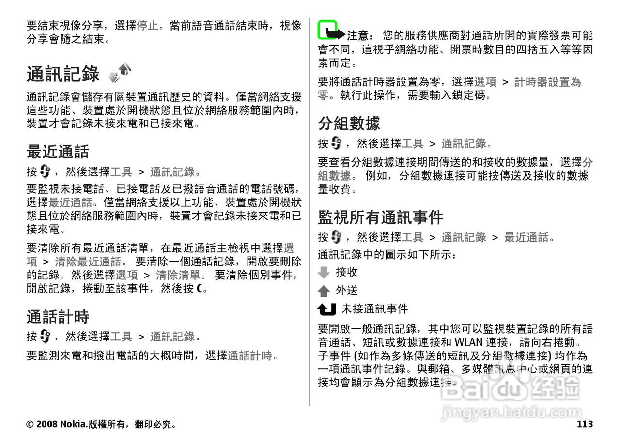 诺基亚N78手机使用说明书:[12]