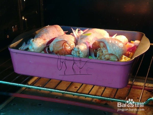 南瓜烤鸡腿的做法教程