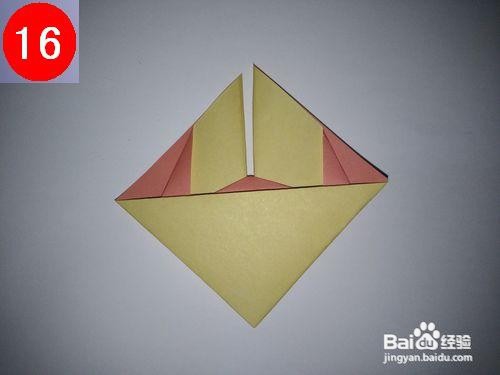 爱心领带的折纸艺术