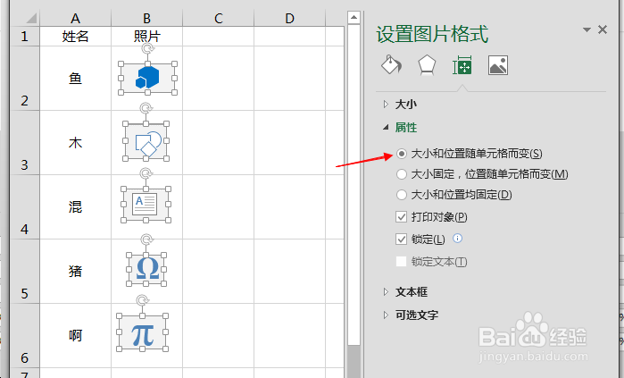 Excel中如何正常筛选图片