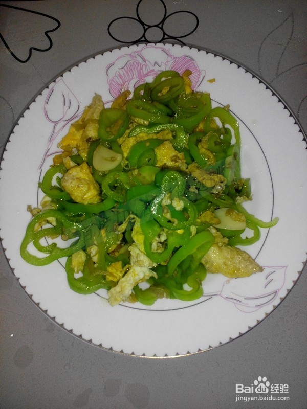 小炒尖椒笨鸡蛋