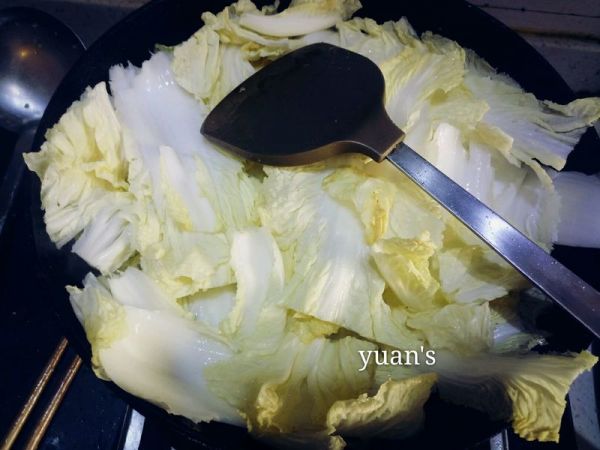 三文鱼皮扒白菜