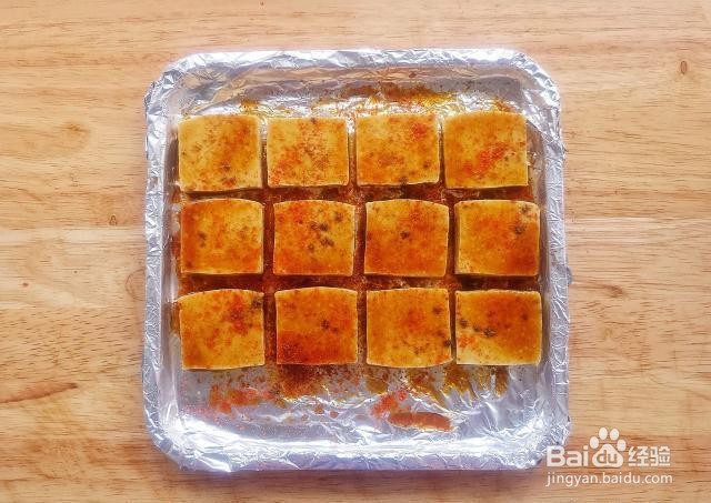 家庭自制辣烤千叶豆腐