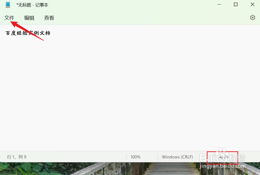 Win11记事本怎么以UTF8编码格式保存文件