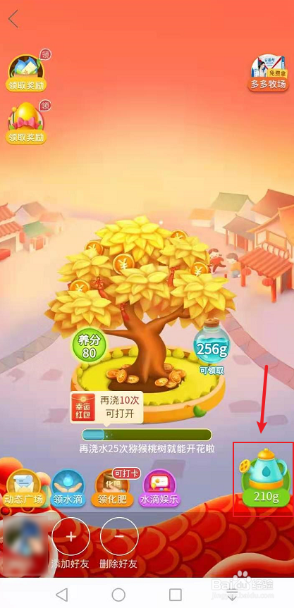 拼多多浇水怎么一键浇水