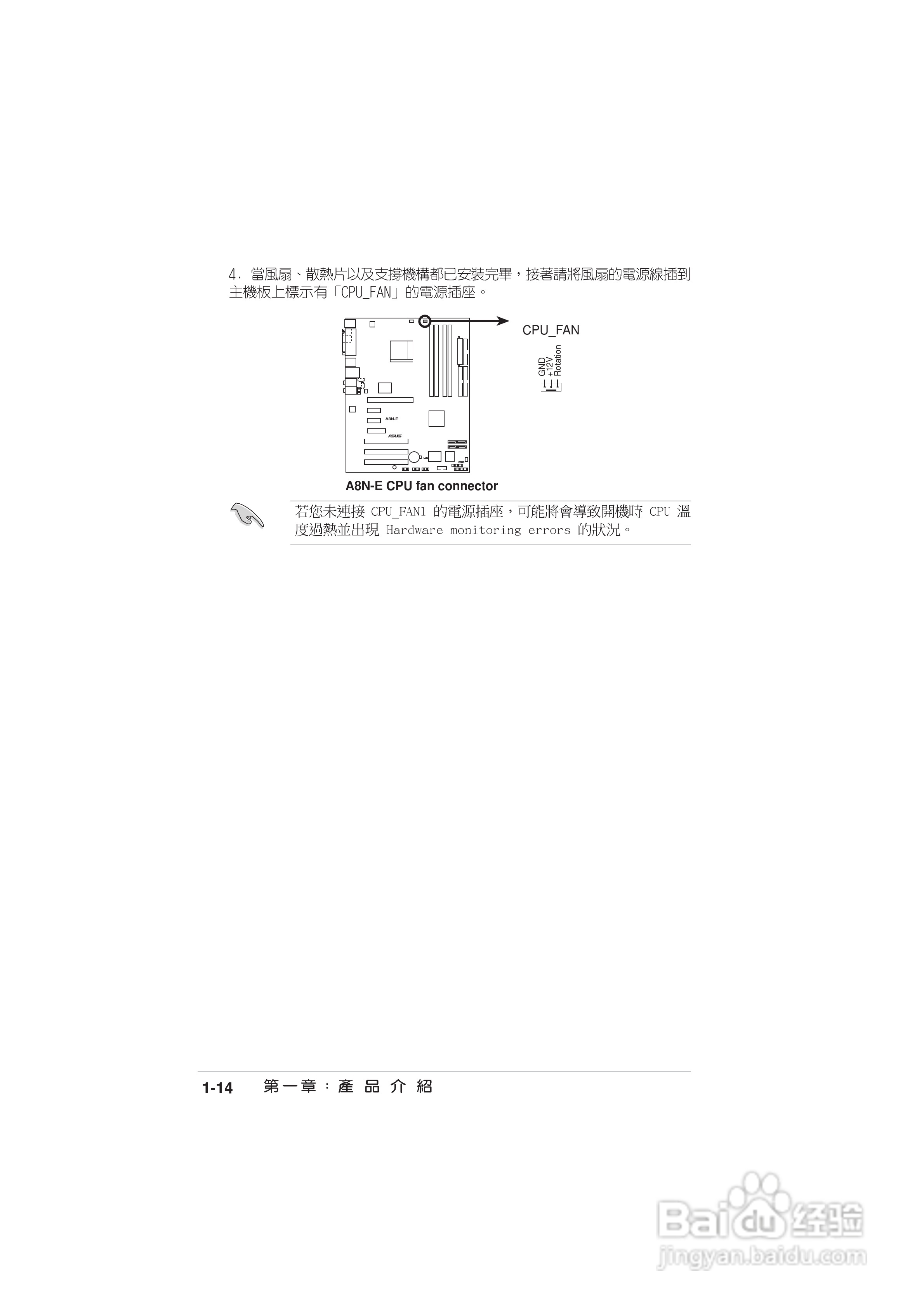 华硕 A8N-E主板说明书:[3]