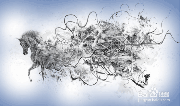 PS建筑插画教程