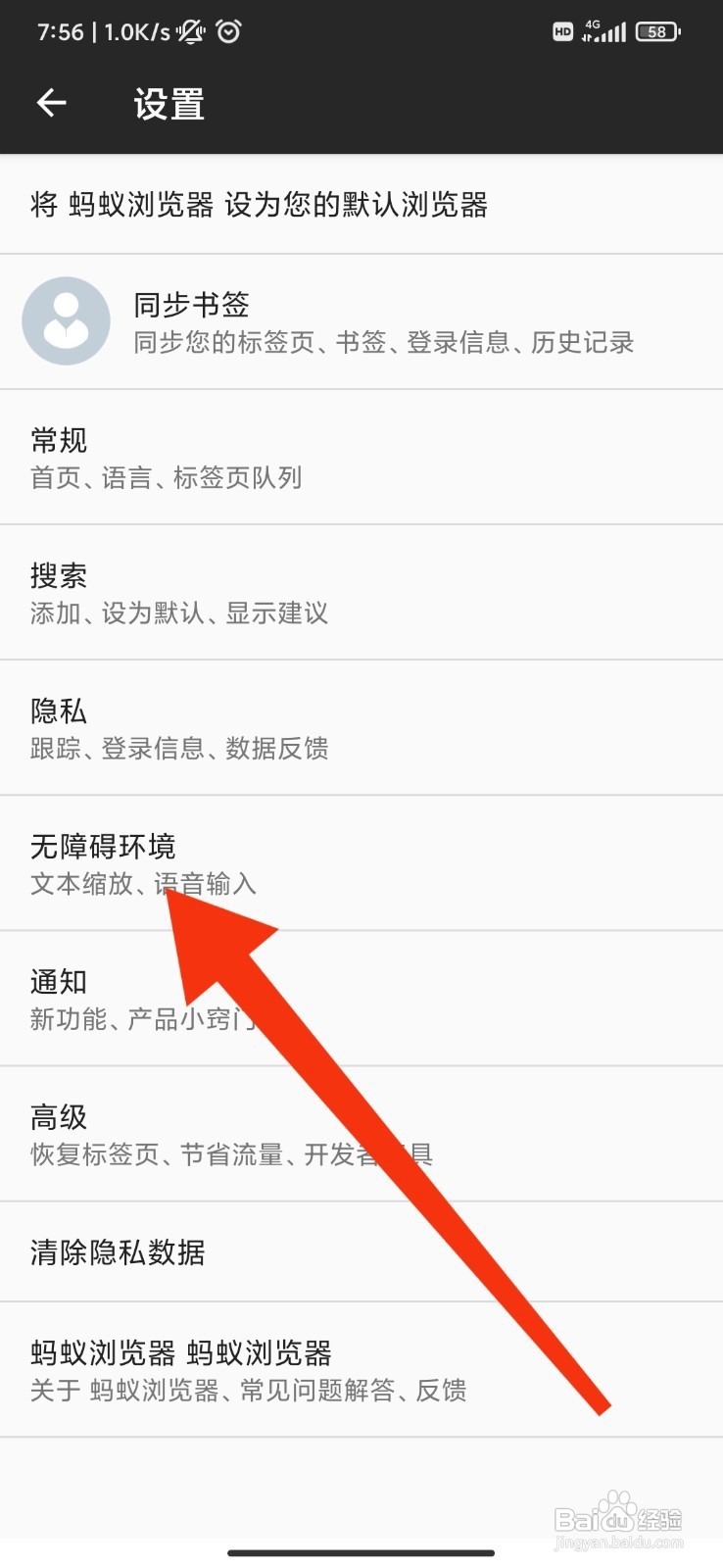 蚂蚁浏览器如何设置强制启用缩放功能