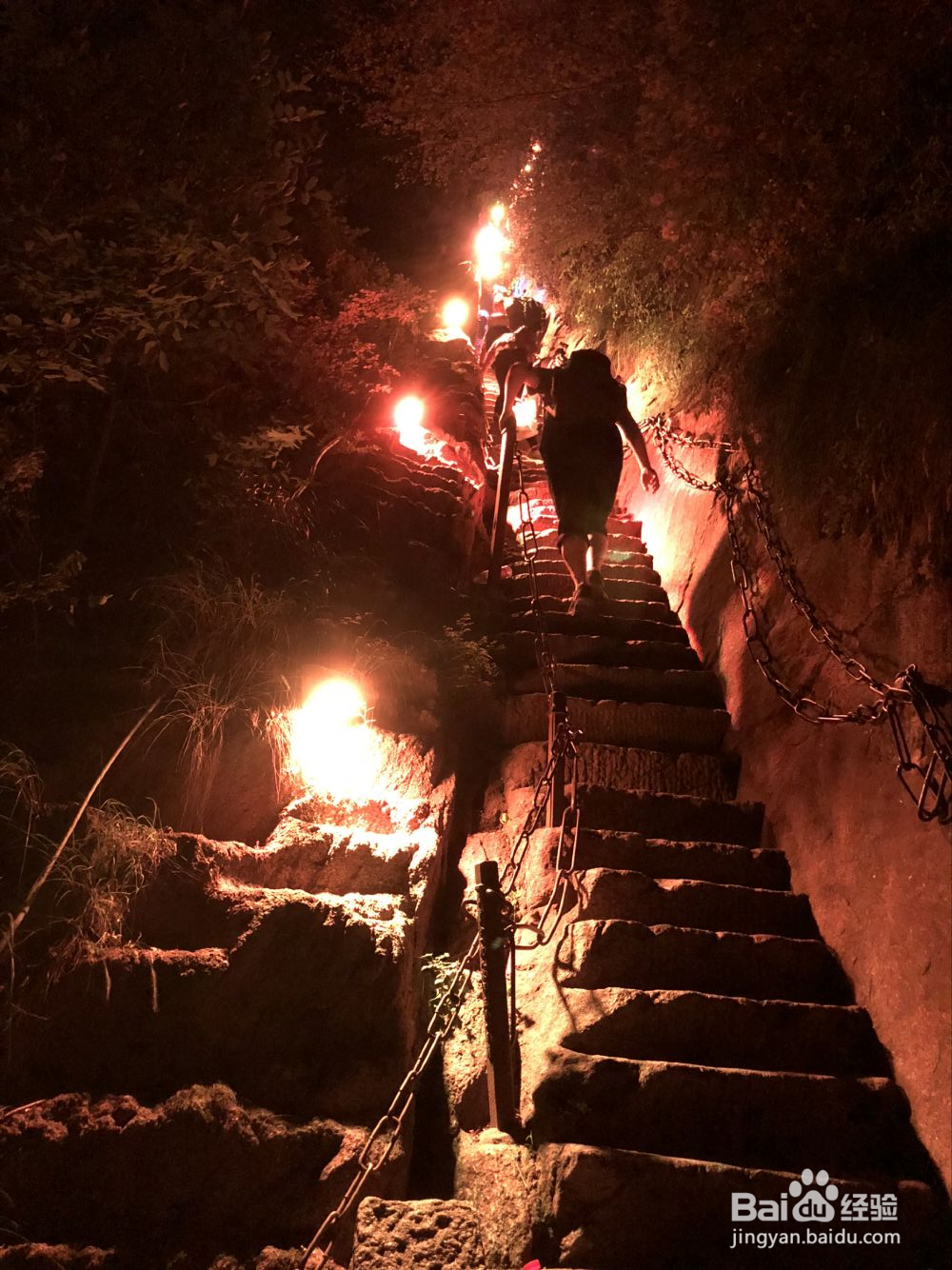 华山步行路线，华山重要景点