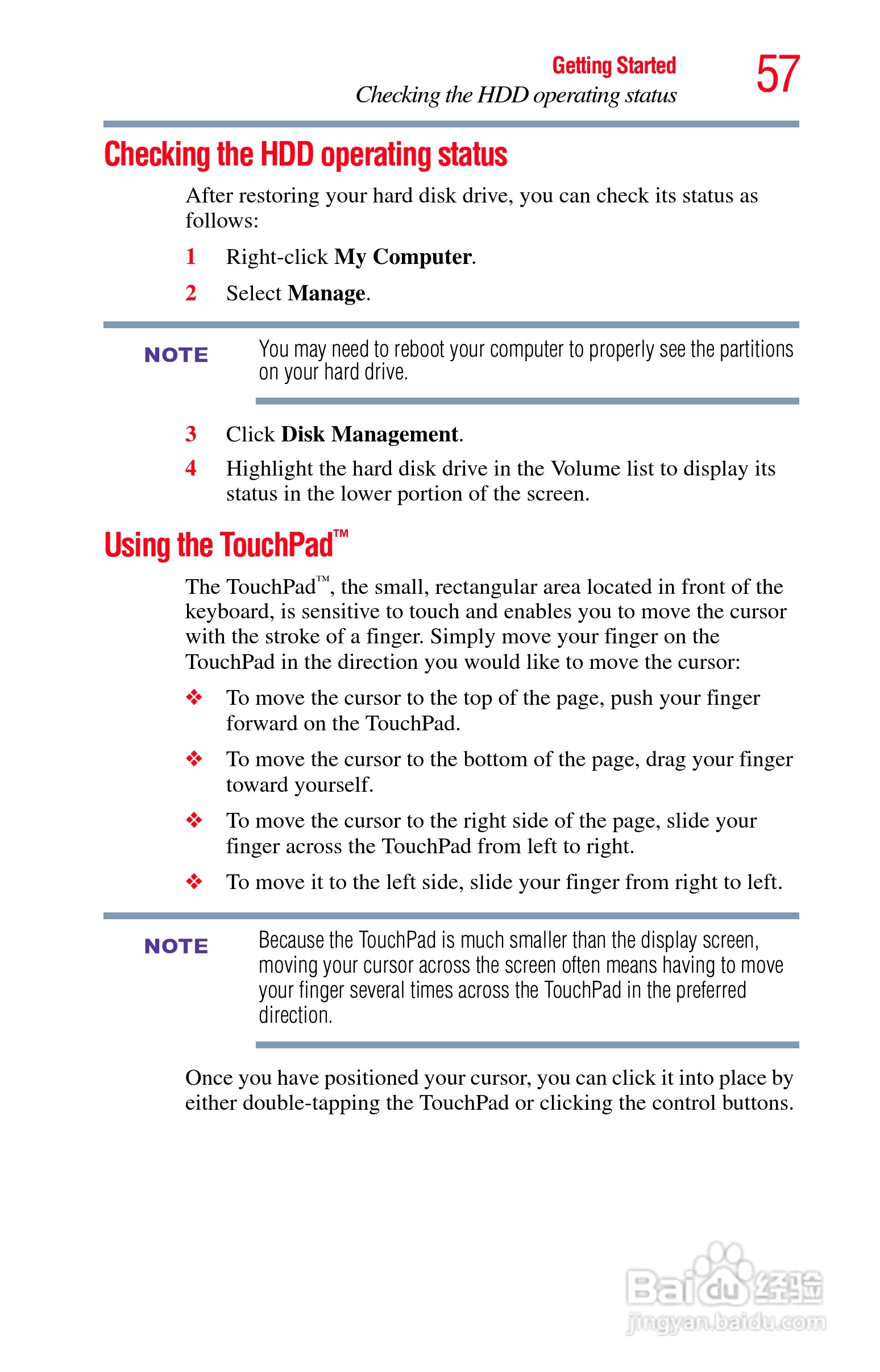 东芝NB200笔记本电脑使用说明书:[6]
