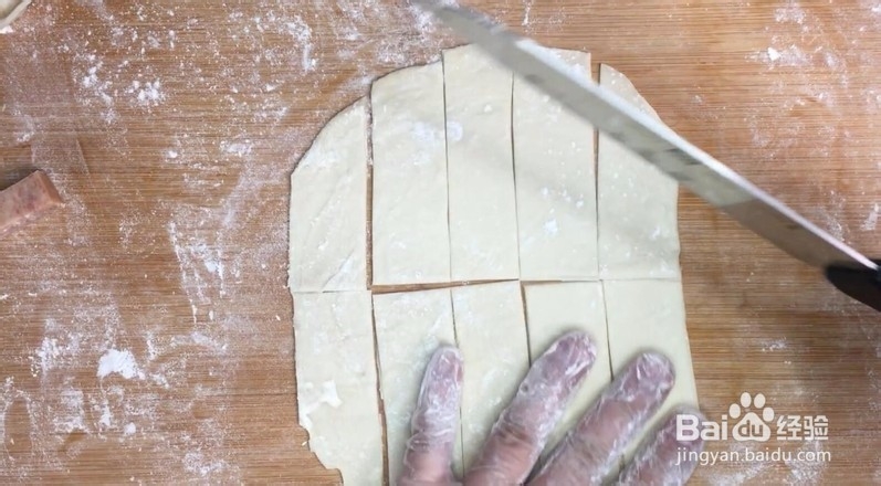 肉酥皮卷制作步骤