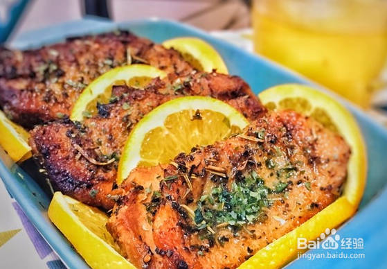 橙香烤鸭胸的做法