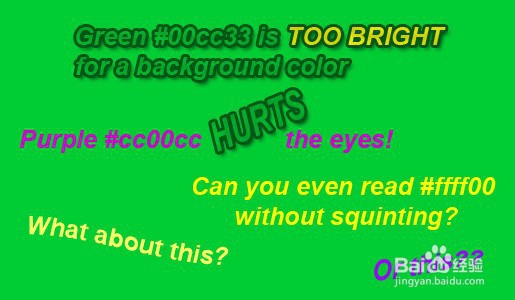 外贸网站应避免使用的10种颜色