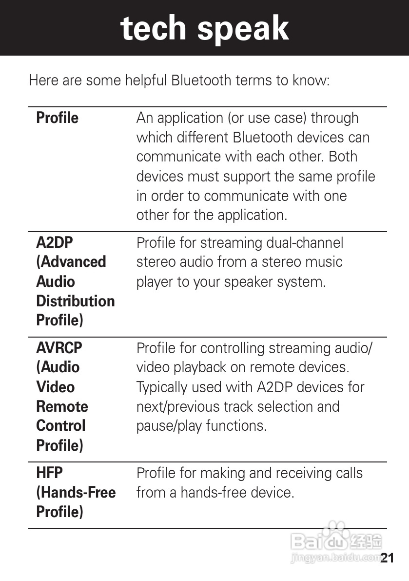 摩托罗拉S605蓝牙耳机使用说明书:[3]