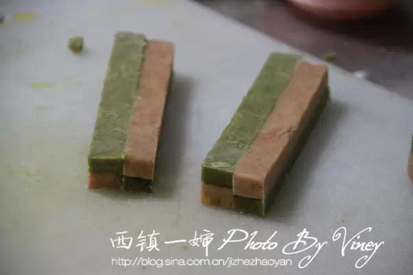 三色马赛克饼干