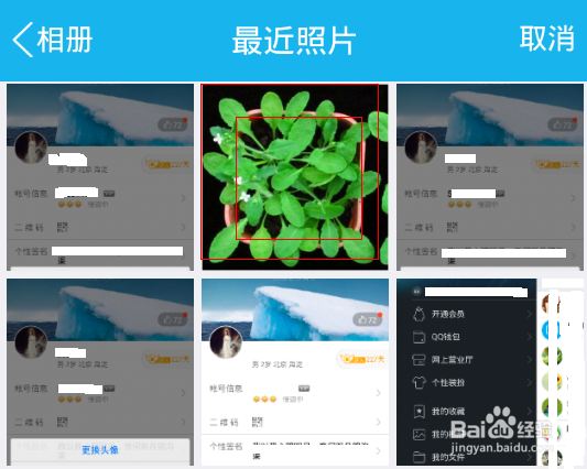 如何在手机QQ上更换头像