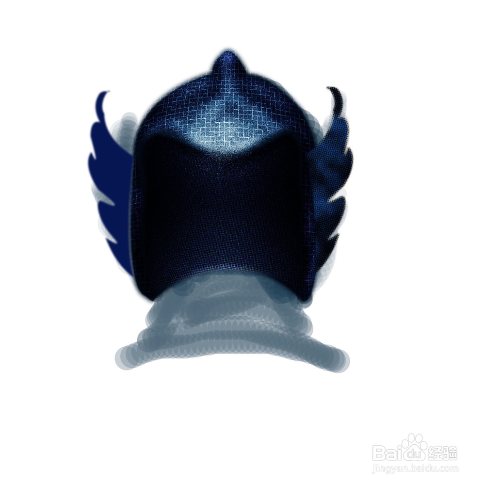 游戏人物盔甲的鼠绘效果是怎样做出来的?(一)