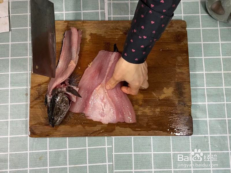 轻盐版的水煮鱼片的做法