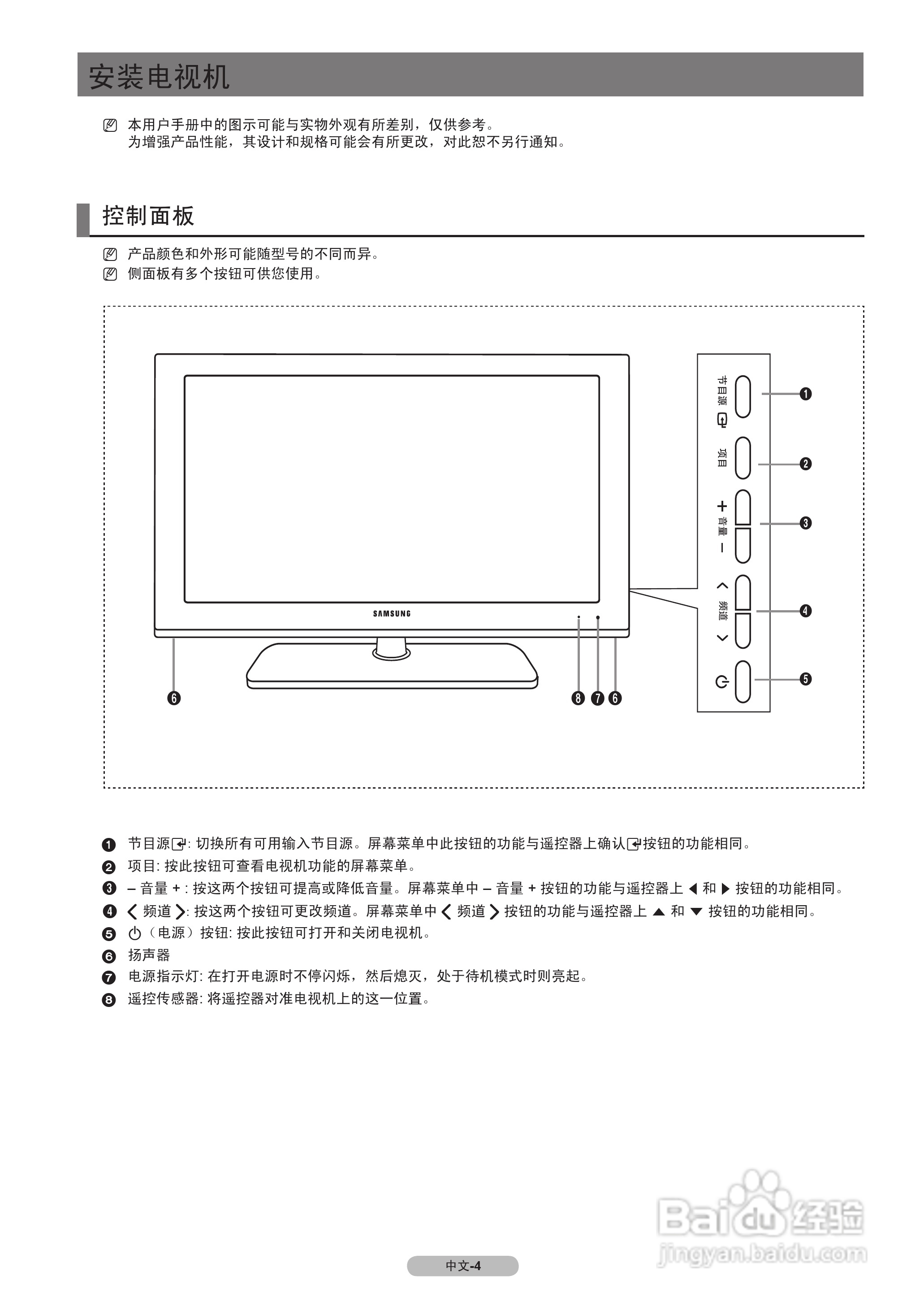 三星LA37B530P7R液晶彩电使用说明书:[1]