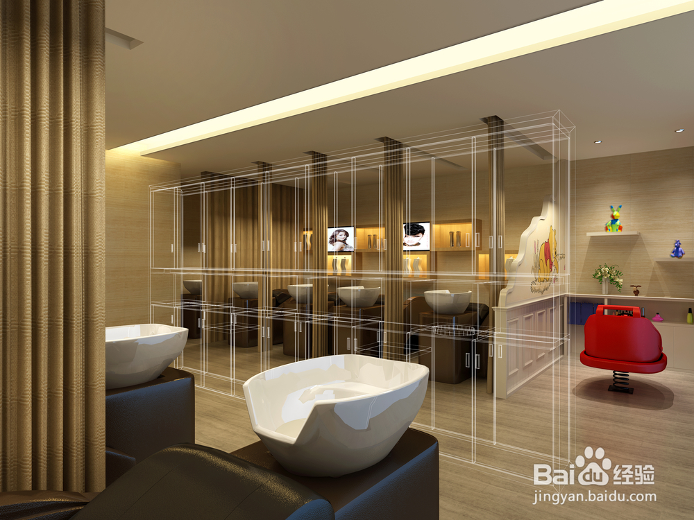 美发店的空间设计