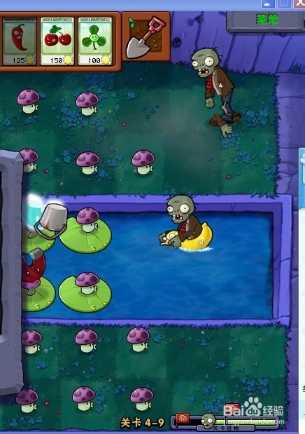 植物大战僵尸快速通关游戏攻略：[66]4-9.2