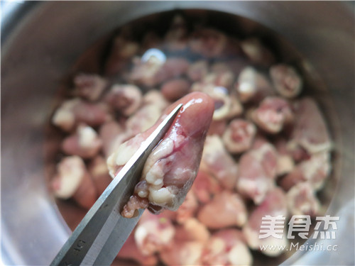 辣炒鸡心的做法